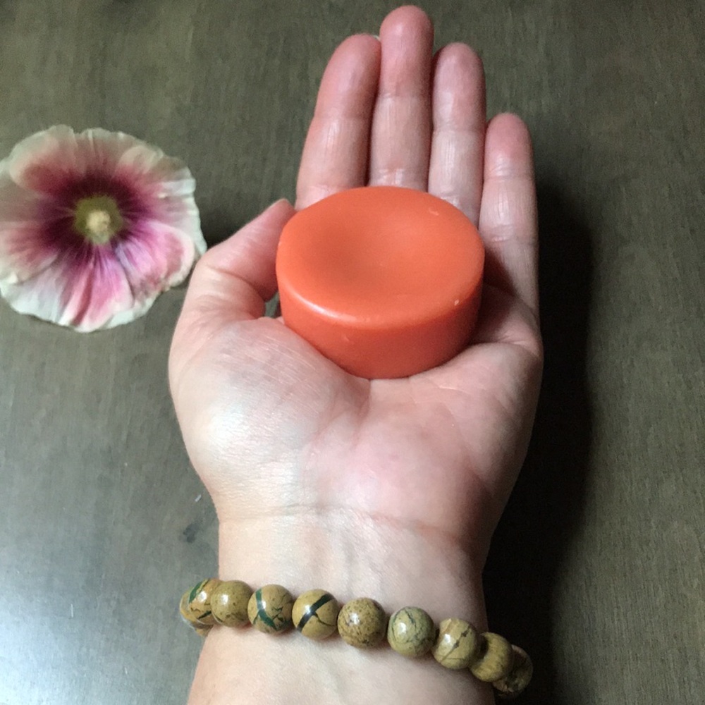ORANGE conditioner bar / Mountain Mom Soap Co